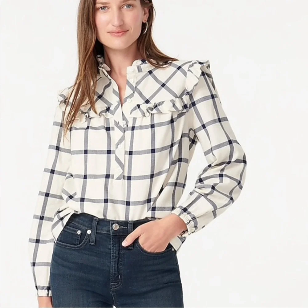J. Crew Plaid Flannel